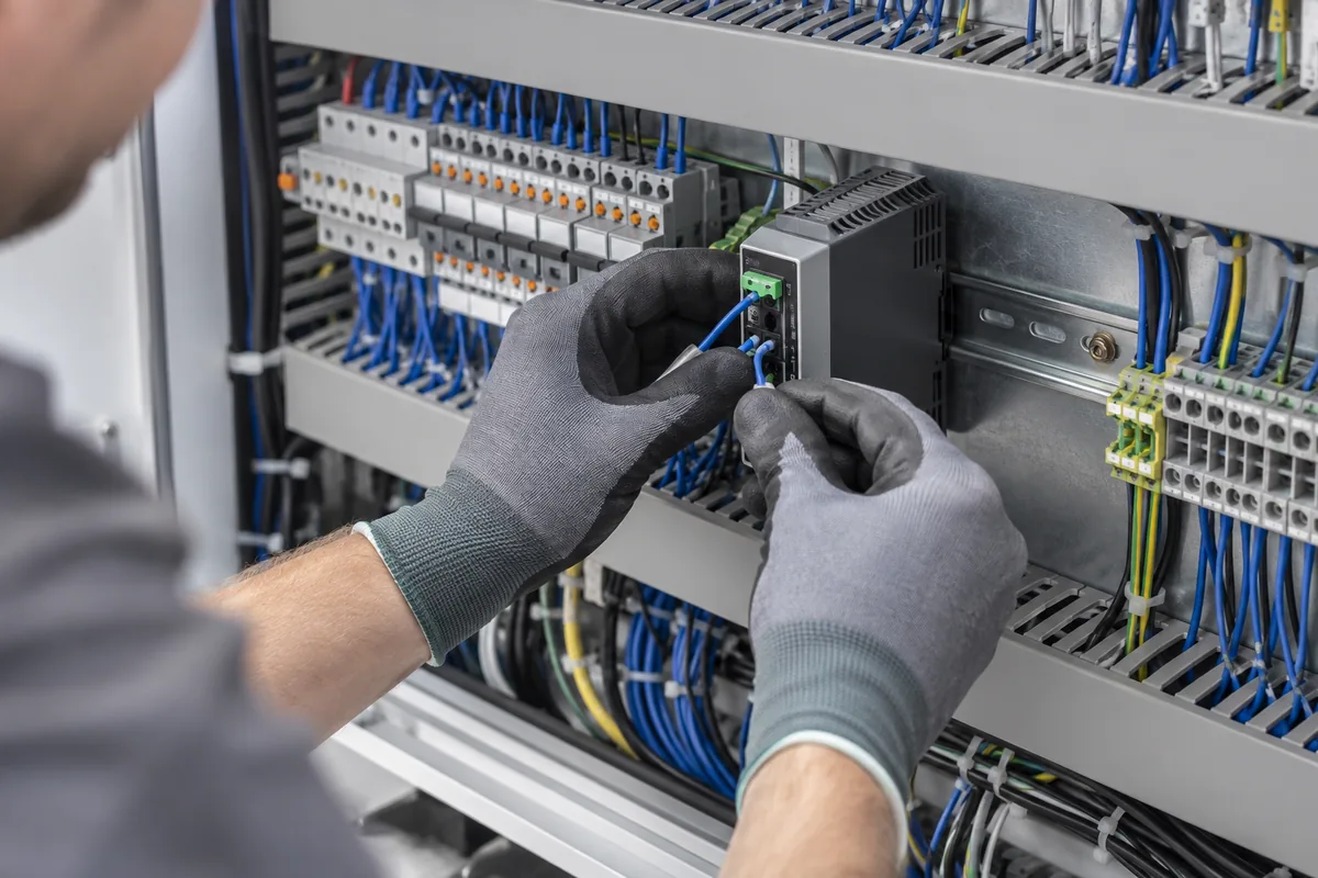 Integrating sensors and communications in a control panel.
